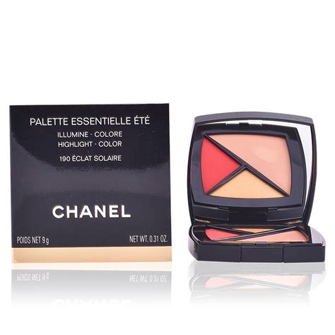 palette essentielle chanel ete 190 solaire|Chanel 4 ombres eyeshadow.